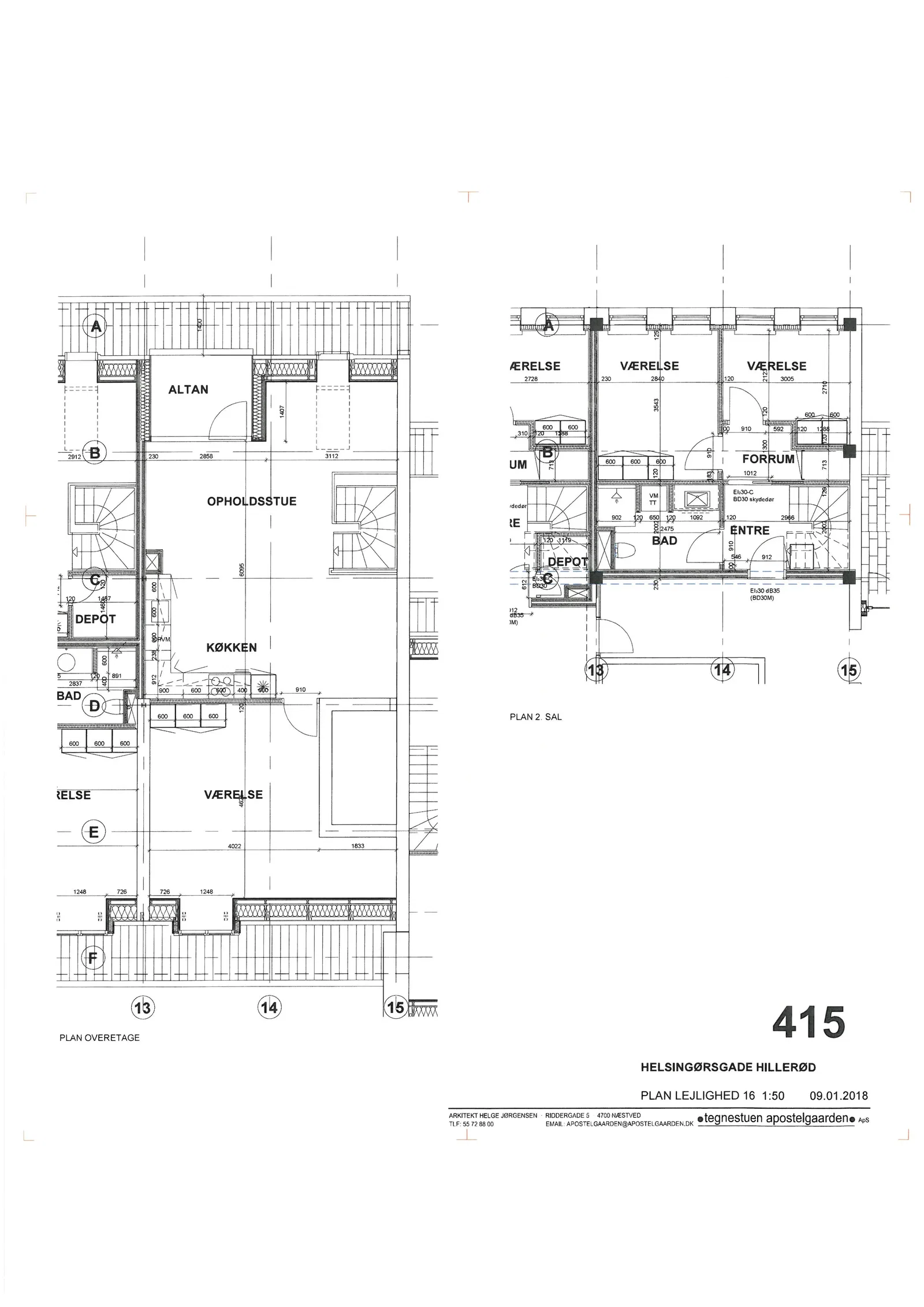 Visual presentation of the listing