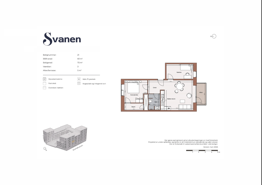 Visual presentation of the listing