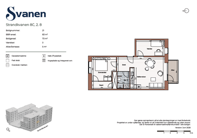 Visual presentation of the listing