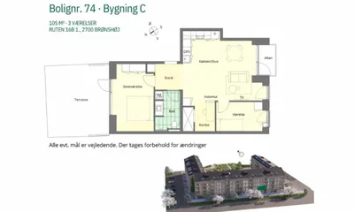 Fløjhusene - Bygning C - Hvor byliv og naturliv mødes - Ruten, Brønshøj - 1