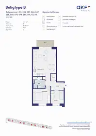 Visual presentation of the listing