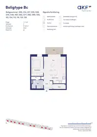 Visual presentation of the listing