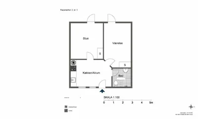 2-værelses ved SDU - perfekt til studiestart! - KUN 1 MÅNEDS DEPOSITUM - Rapsmarken, Odense S - 1
