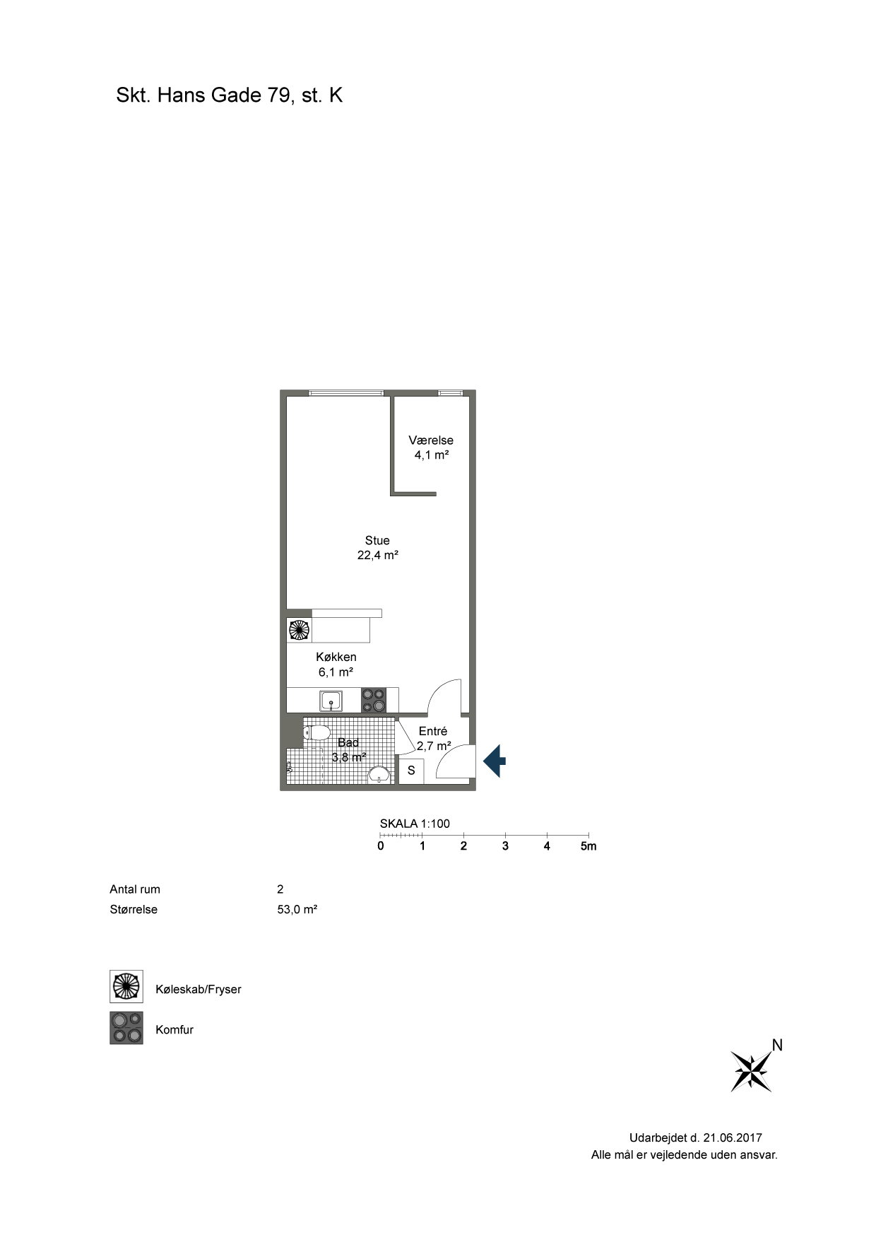 Visual presentation of the listing