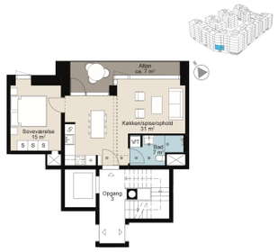 Visual presentation of the listing