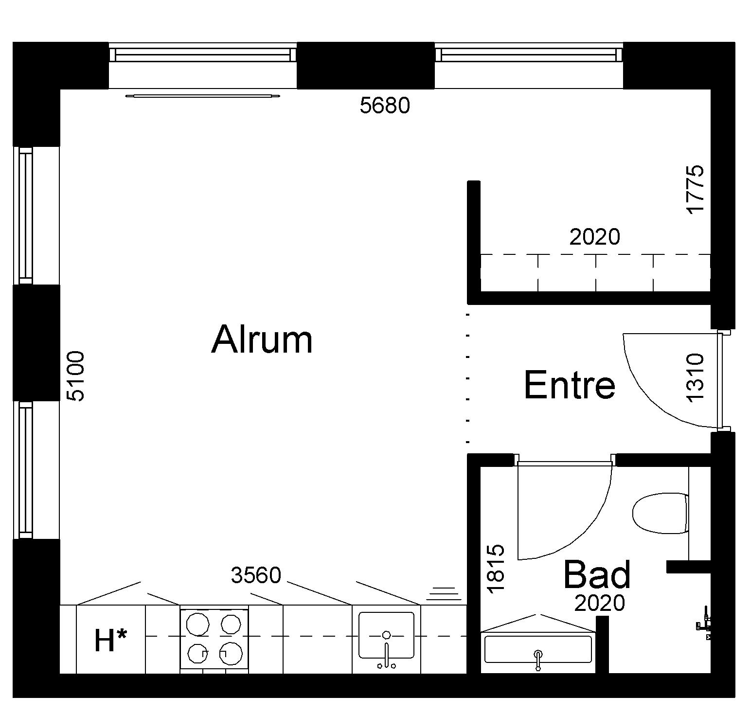 Visual presentation of the listing