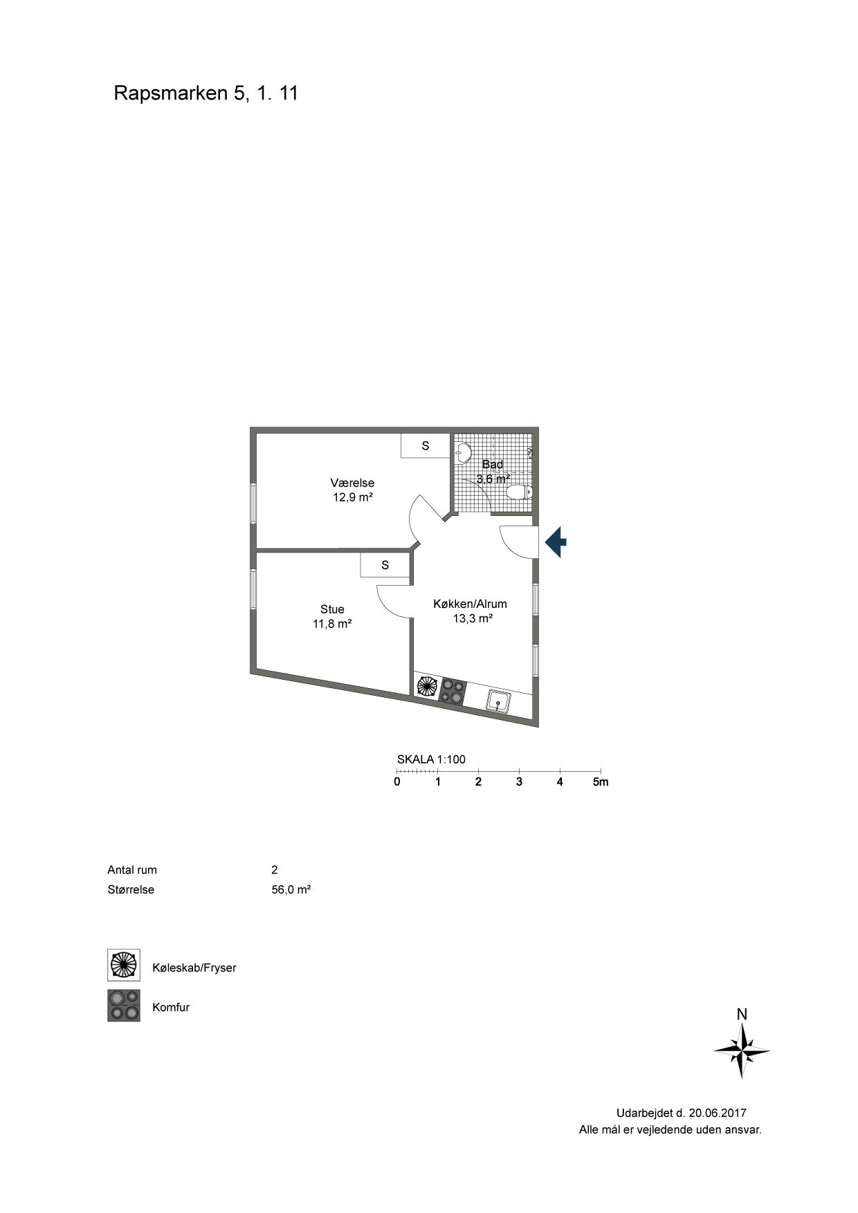 Visual presentation of the listing