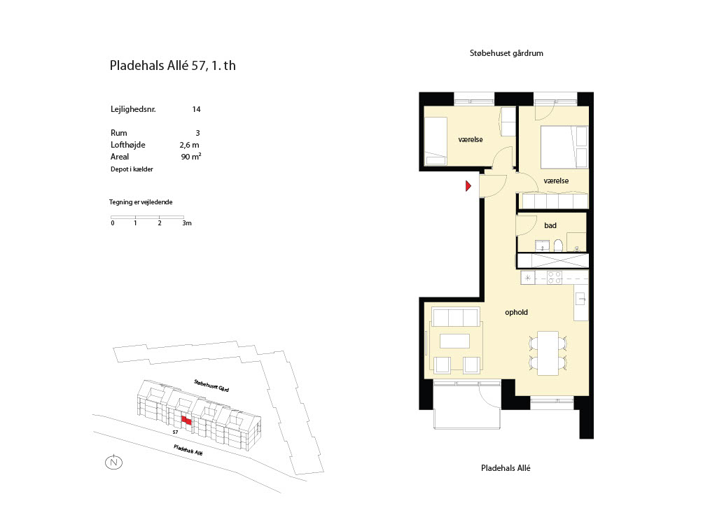 Visual presentation of the listing