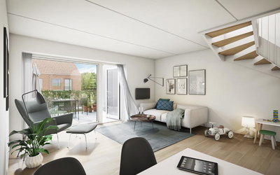 4-værelses rækkehus med terrasse og grønne omgivelser - Skt. Jørgens Stræde, Odense C - 2
