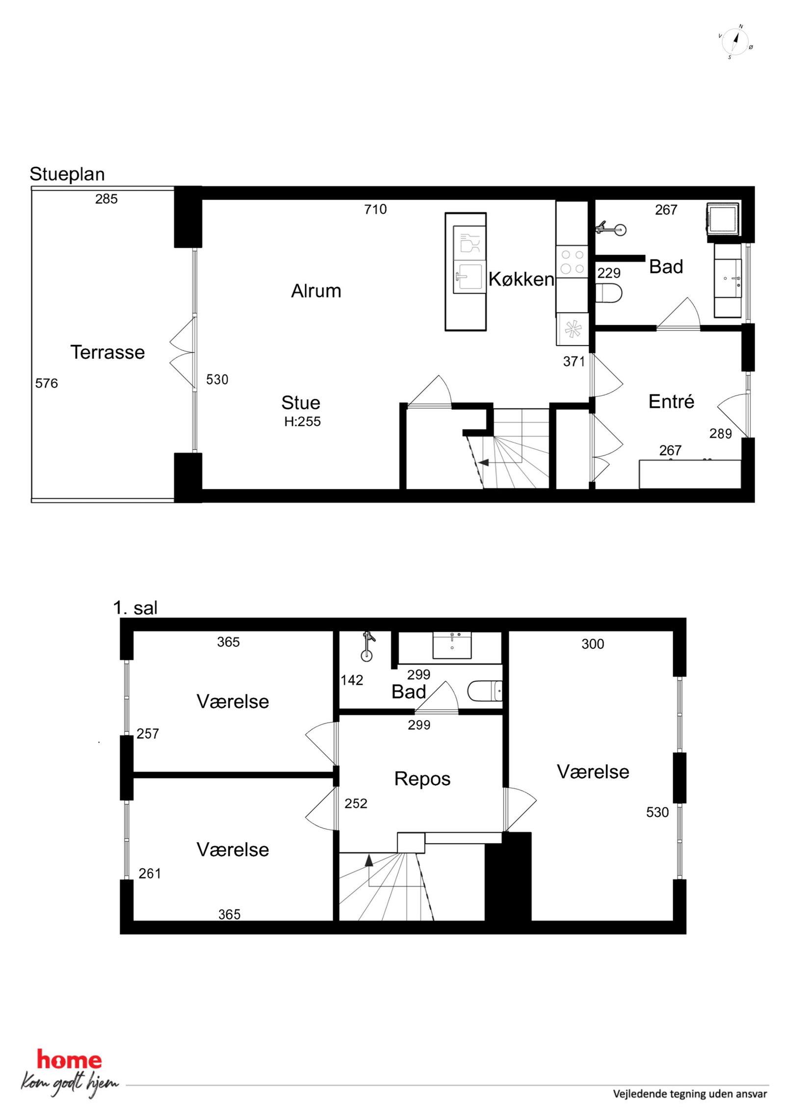 Visual presentation of the listing