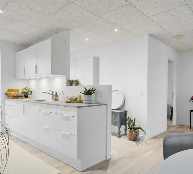 townhouse Familievenligt rækkehus med have og terrasse i Snejbjerg