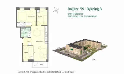 Visual presentation of the listing