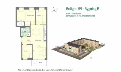 Fløjhusene - Bygning B - Hvor byliv og naturliv mødes - Østfløjen, Brønshøj - 1