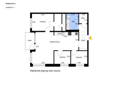 Visual presentation of the listing
