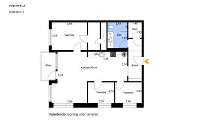 Visual presentation of the listing