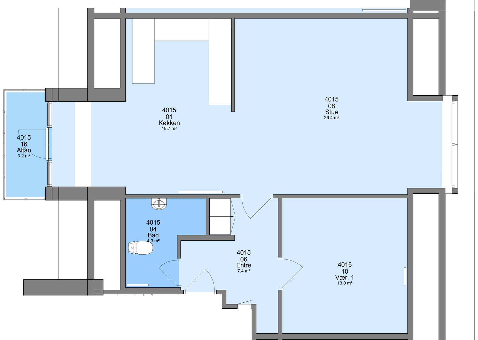Visual presentation of the listing