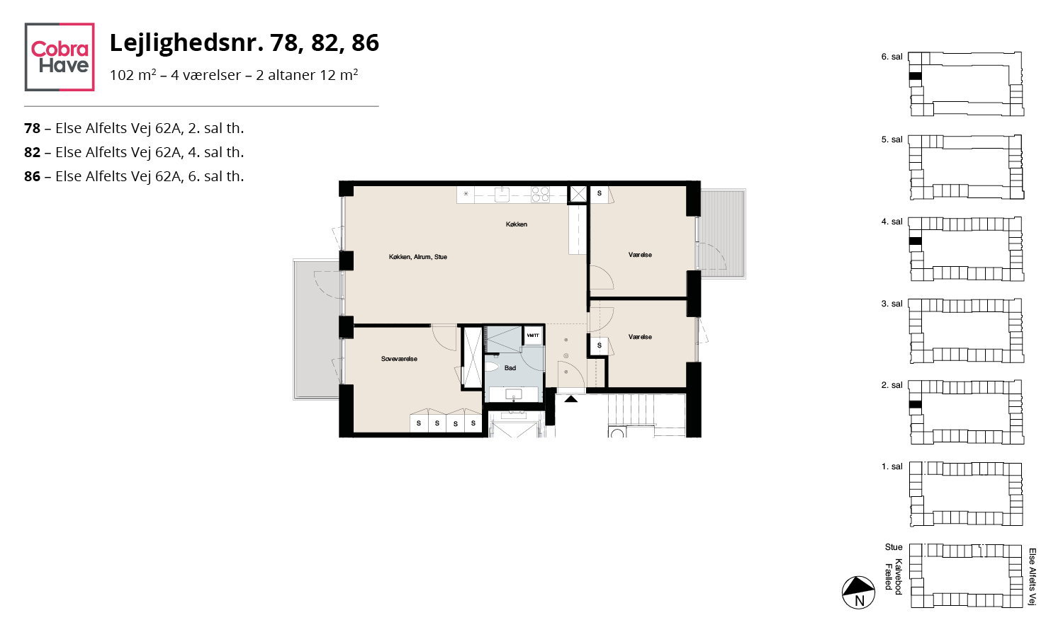 Visual presentation of the listing