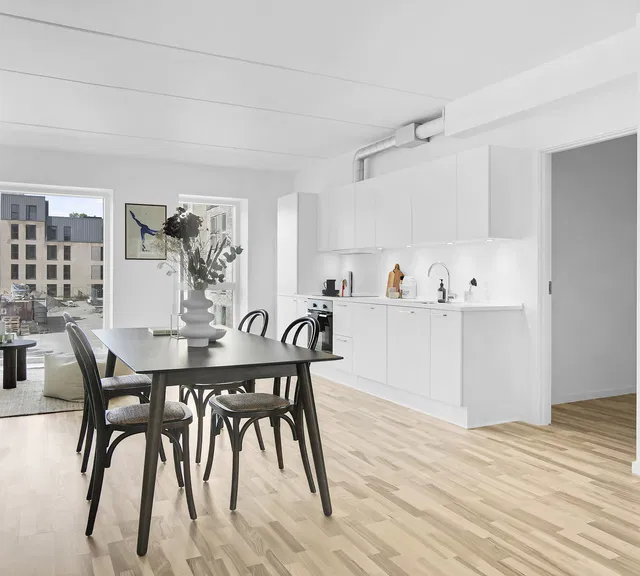 apartment Charmerende 3-værelses bolig med to terrasser