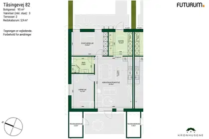 Visual presentation of the listing