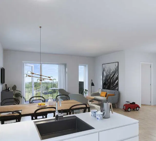 apartment Teglværkskanten - Rummelig 3-værelses lejlighed med terrasse