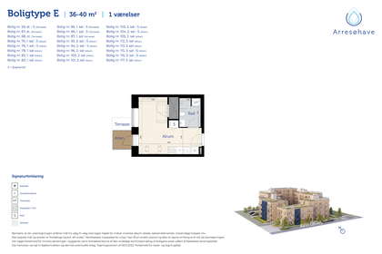 Visual presentation of the listing