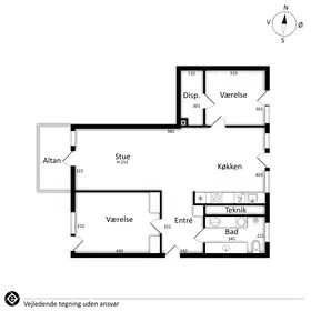 Visual presentation of the listing