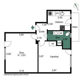 Visual presentation of the listing