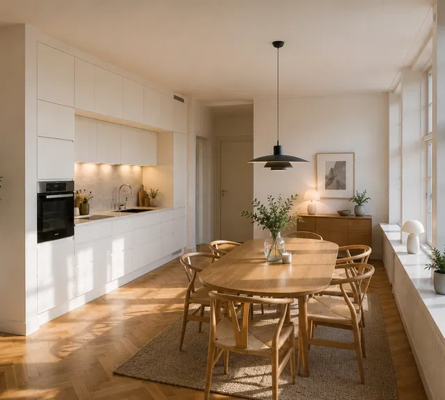 apartment Bright four-room penthouse with two bathrooms
