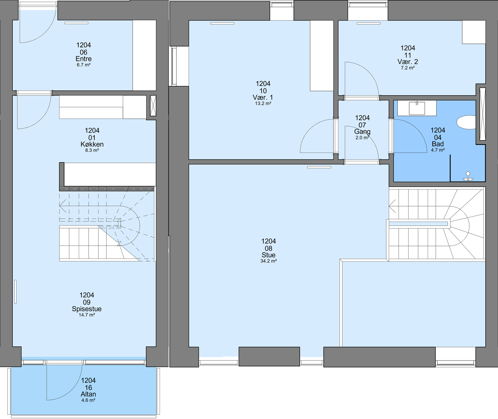 Visual presentation of the listing