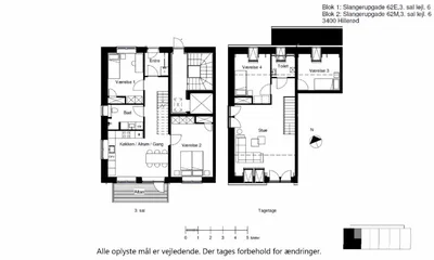Moderne boliger i Tækkerhusene, Hillerød: Elevator og privat altan. Perfekt beliggenhed ved både natur og by liv - Slangerupgade, Hillerød - 1