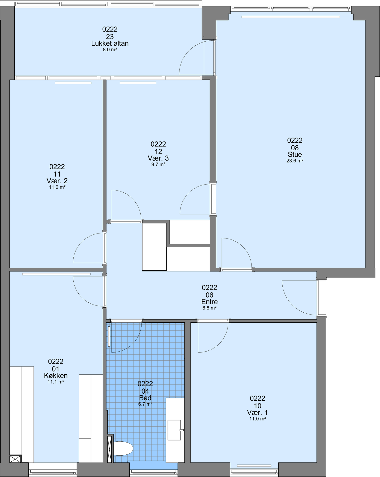 Visual presentation of the listing