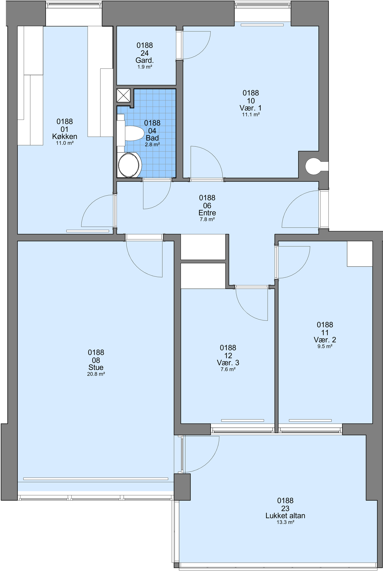 Visual presentation of the listing