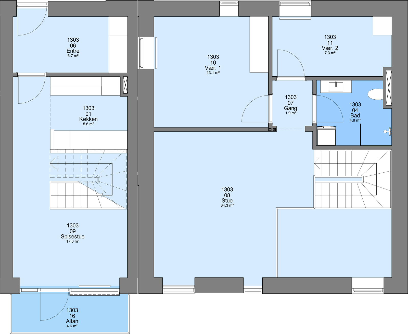 Visual presentation of the listing