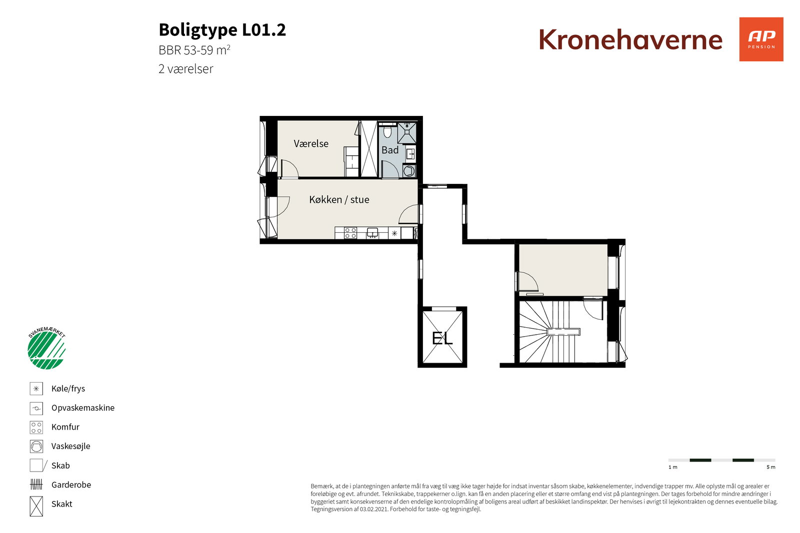 Visual presentation of the listing