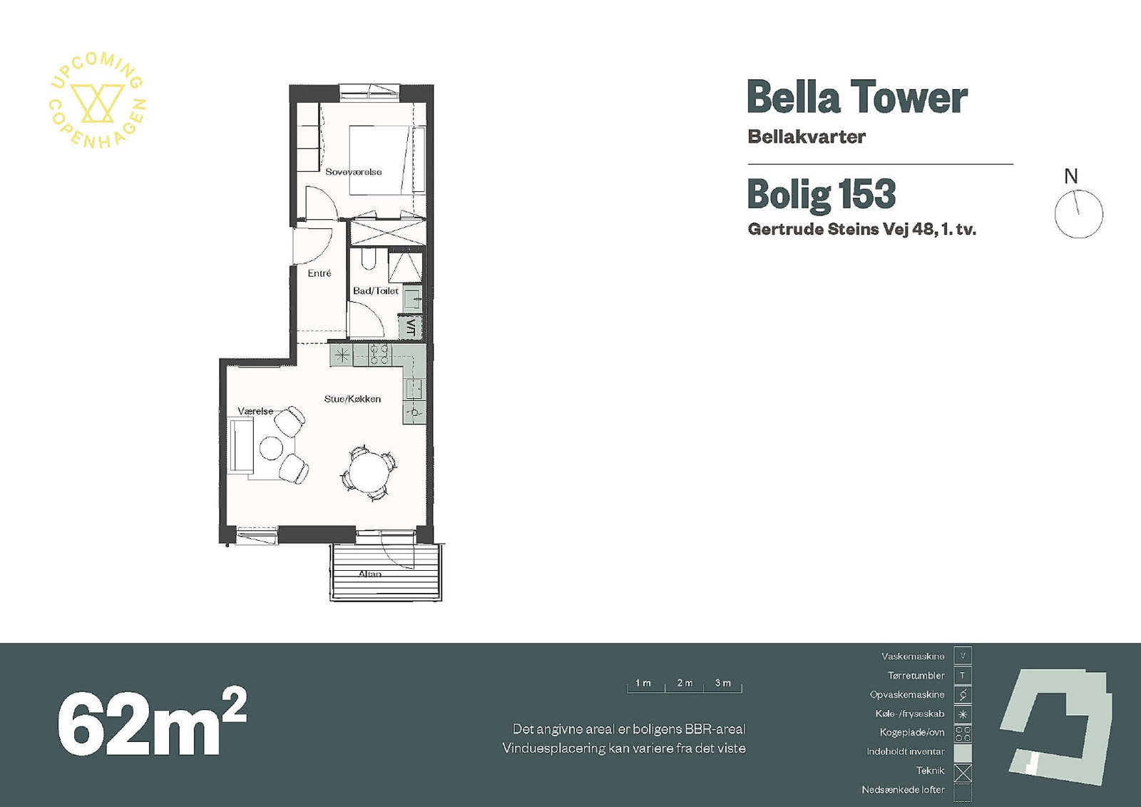 Visual presentation of the listing