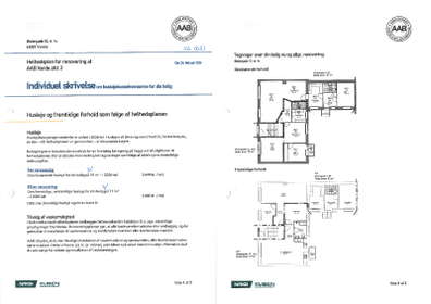 Visual presentation of the listing