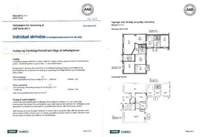Visual presentation of the listing