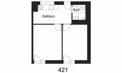 Delevenlig og moderne bolig med plads til både hjemmekontor og hverdag - Svanevej, København NV - 1