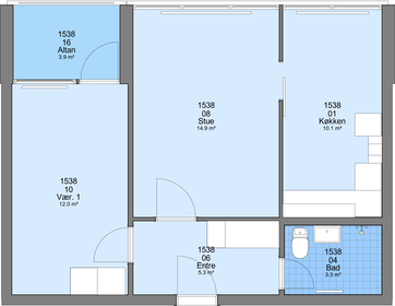 Visual presentation of the listing