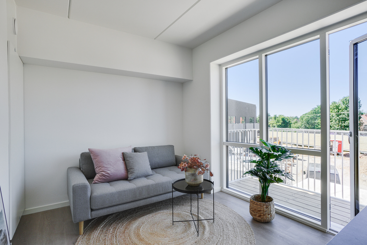 apartment Lys 1-værelses lejlighed tæt på natur og byliv