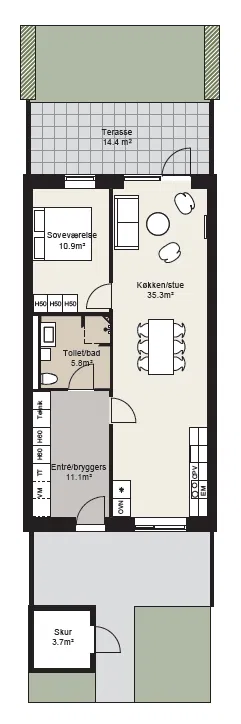 Visual presentation of the listing