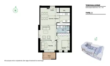 Visual presentation of the listing