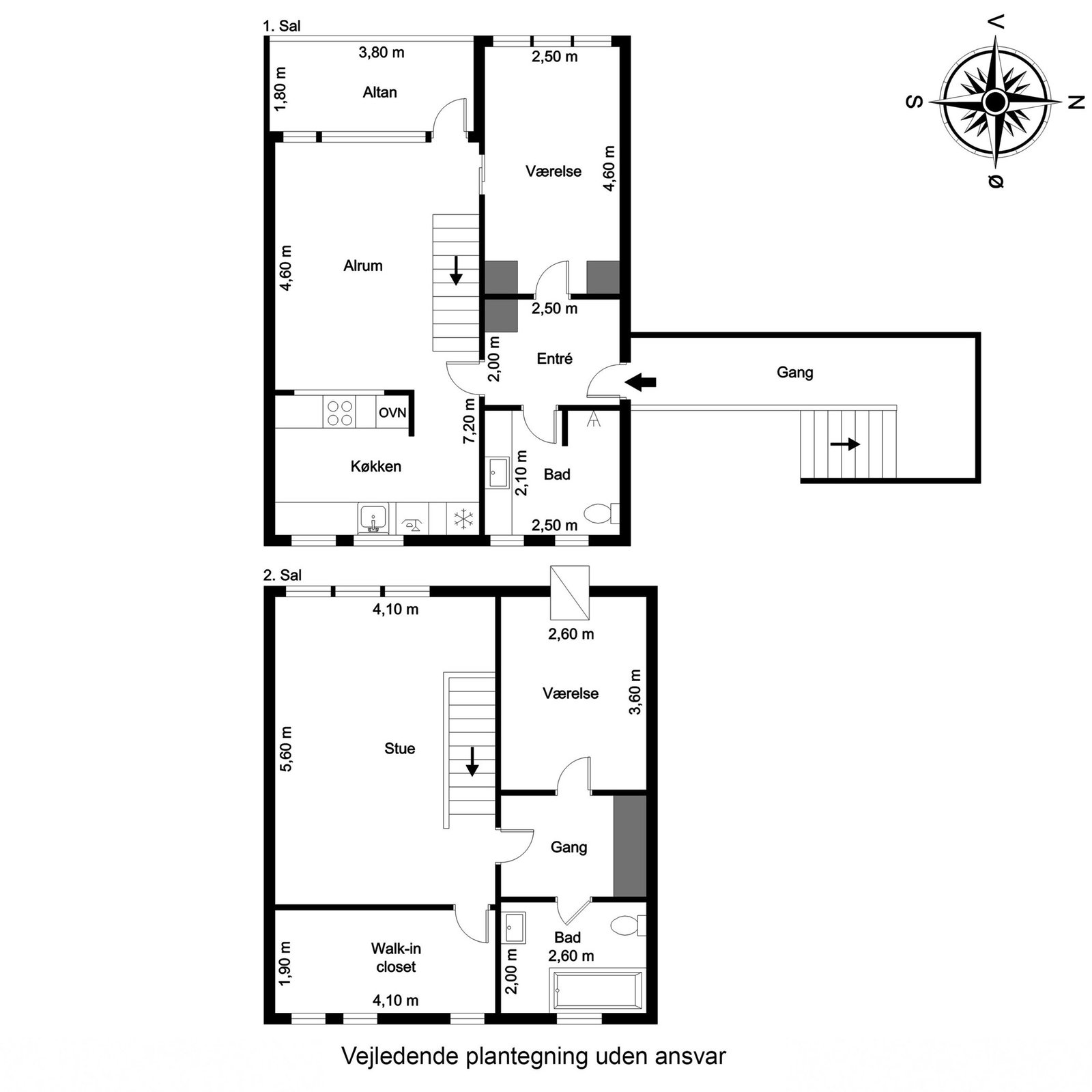 Visual presentation of the listing