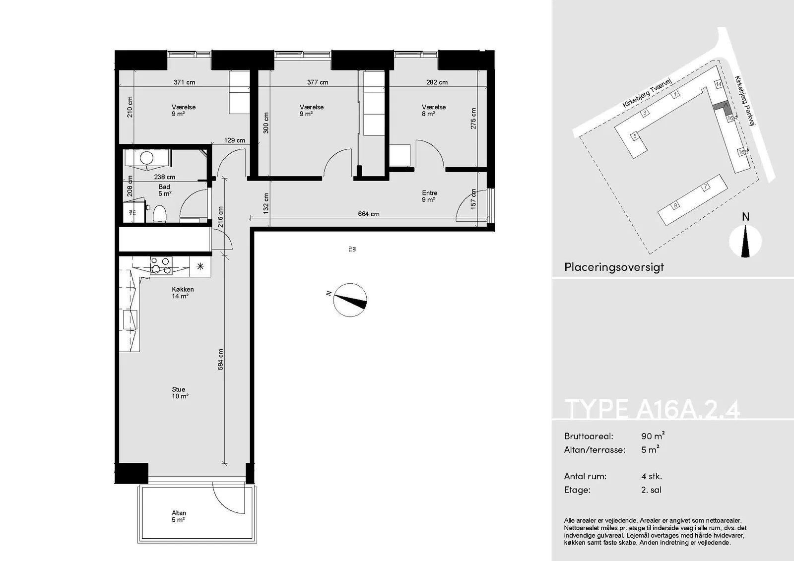 Visual presentation of the listing