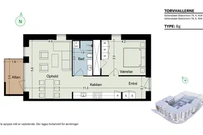 Visual presentation of the listing