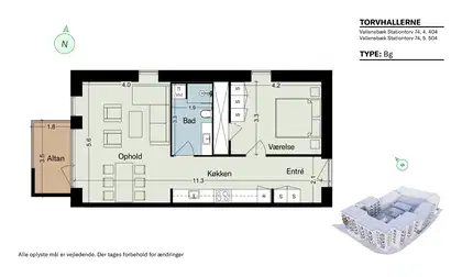 Visual presentation of the listing