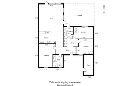 Visual presentation of the listing
