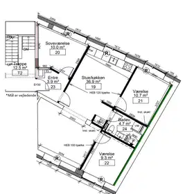 Visual presentation of the listing