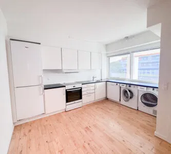 apartment Praktisk 3-værelses lejlighed med åbent køkken