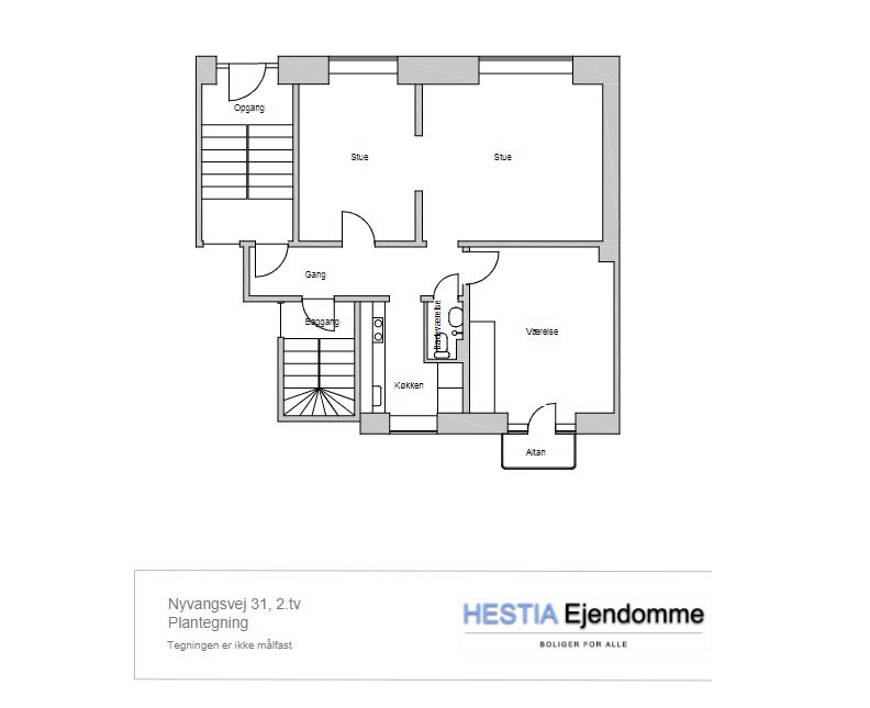 Visual presentation of the listing